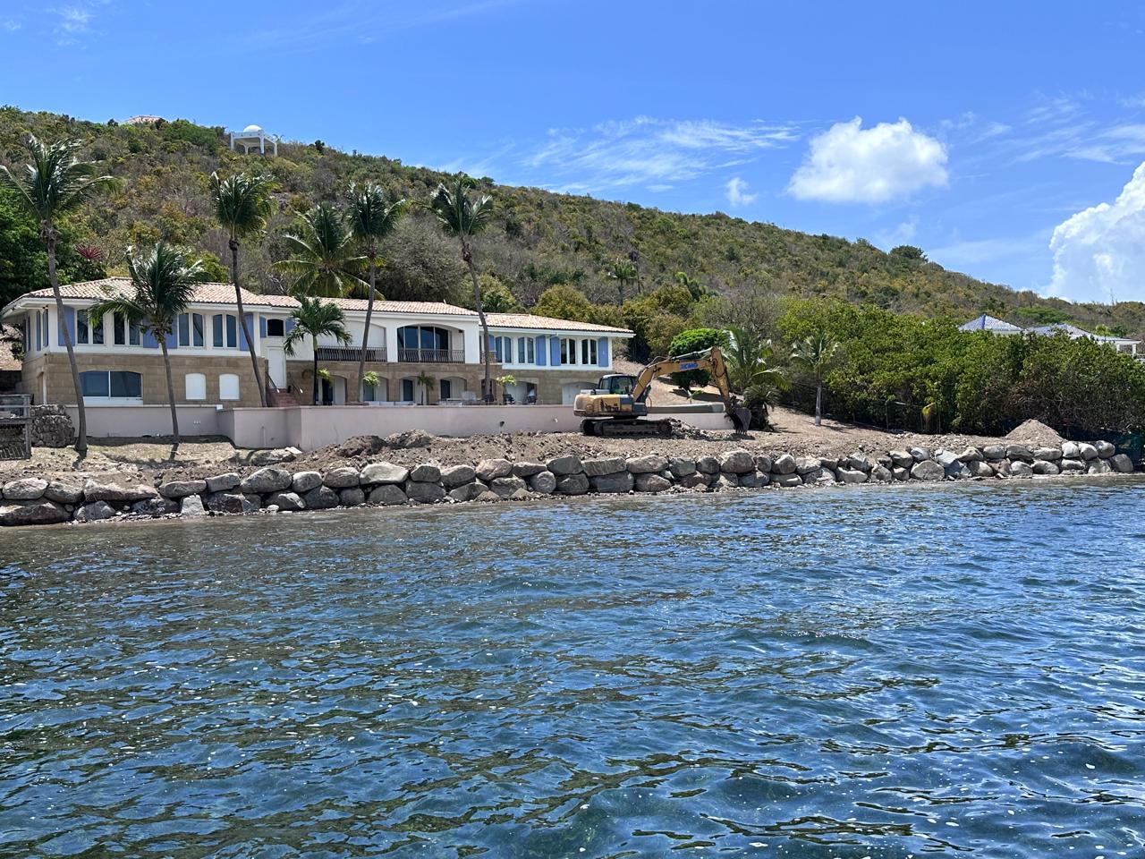 Aménagement extérieur Saint-Martin — Geotech Caraïbes