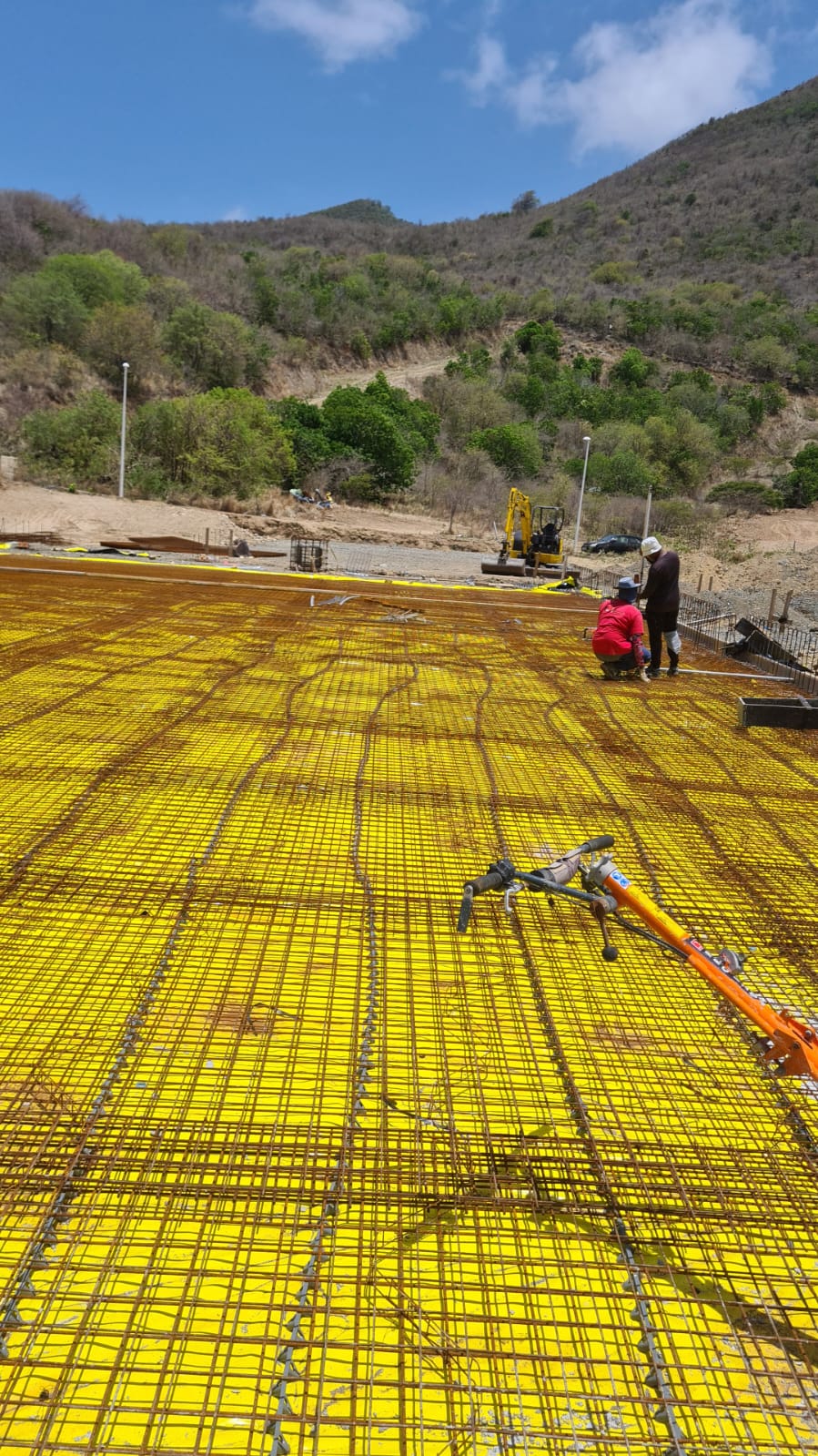 Ferraillage béton armé Saint-Martin — Geotech Caraïbes