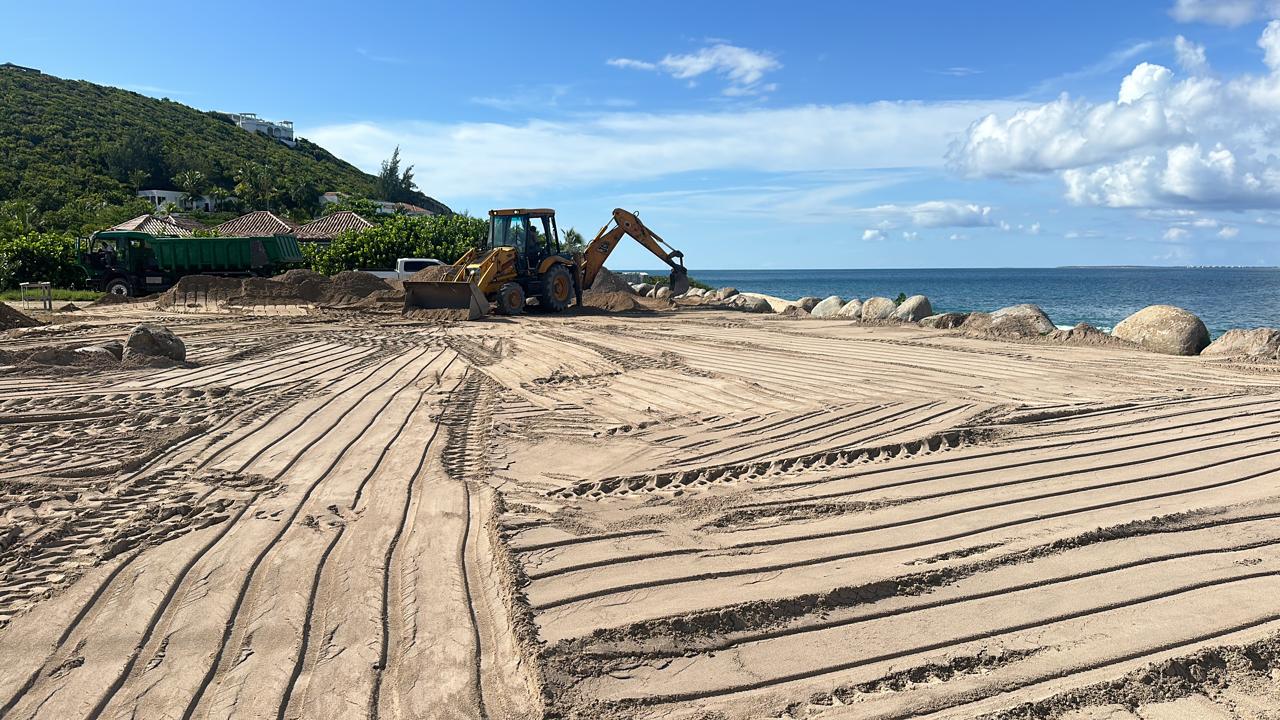 Terrassement plateforme 2 Saint-Martin — Geotech Caraïbes